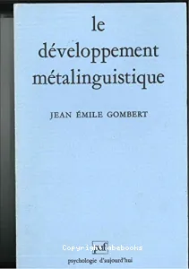 Développement métalinguistique (Le)