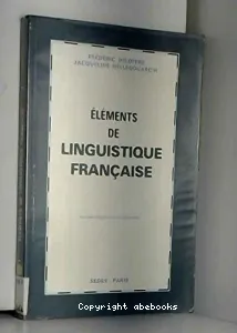 Eléments de linguistique française