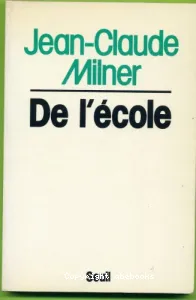 De l'école