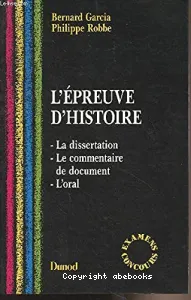 épreuve d'histoire (L')