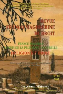 Revue franco-maghrébine de droit. 15