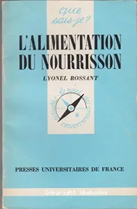 alimentation du nourrisson (L')