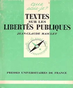 Textes sur les libertés publiques