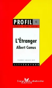 Etranger (1942) (L'). Albert Camus