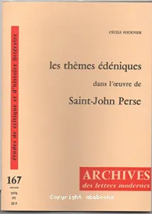 Thèmes édéniques dans l'oeuvre de Saint-John Perse (Les)