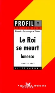 Roi se meurt (1962) (Le). Ioneso