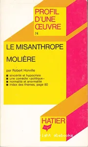 Misanthrope (1666) (Le) de Molière