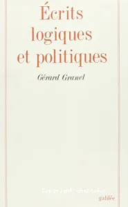 Ecrits logiques et politiques