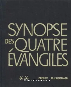 Synopse des quatre évangiles en français tome II