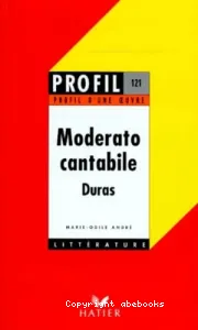 Moderati cantabile (1958). Duras