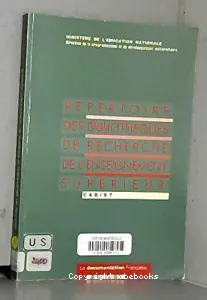 Des bibliothèques de recherche au service de l'enseignement supérieur