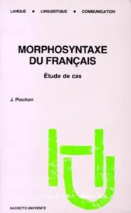 Morphosyntaxe du français