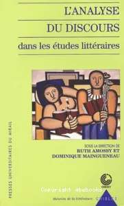 Analyse du discours dans les études littéraires (L')