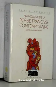 Anthologie de la poésie française contemporaine