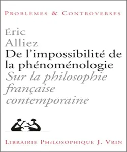 De l'impossibilité de la phénoménologie