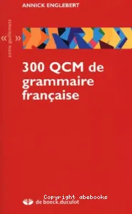 300 QCM de grammaire française