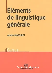 Eléments de linguistique générale