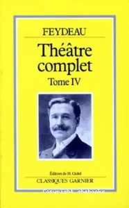 Théâtre complet tome IV