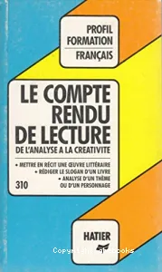 Compte rendu de lecture (Le)