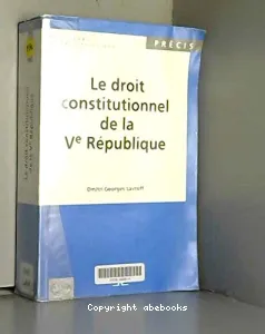 Droit constitutionnel de la Ve République (Le) 1995