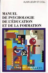 Manuel de psychologie de l'éducation et de la formation