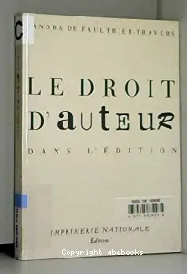 Droit d'auteur dans l'édition (Le)