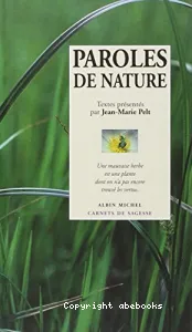 Paroles de nature