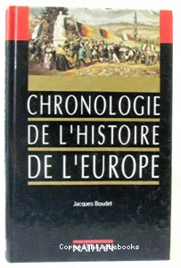 Chronologie de l'histoire de l'Europe