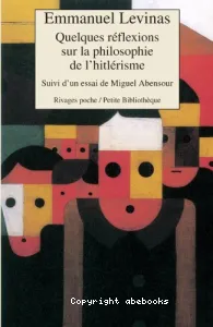 Quelques réflexions sur la philosophie de l'hitlérisme