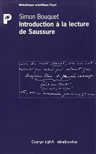 Introduction à la lecture de Saussure