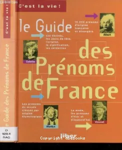 Guide des prénoms de France (Le)