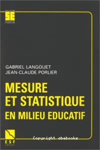Mesure et statistique en milieu éducatif