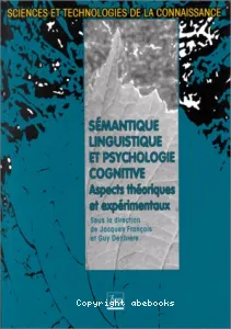 Sémantique linguistique et psychologie cognitive