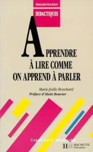 Apprendre à lire comme on apprend à parler