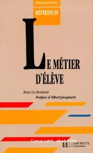 métier d'élève (Le)