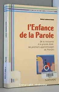 Enfance de la parole