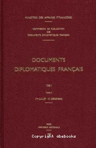 Documents diplomatiques français