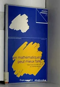 En mathématique peut mieux faire