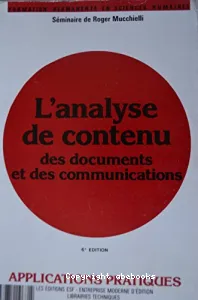 Analyse de contenu des documents et des communications