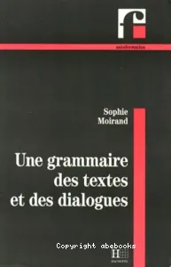 Une grammaire des textes et des dialogues