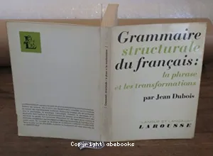 Grammaire structurales du français