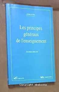 principes généraux de l'enseignement (Les)