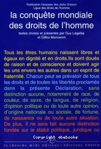 Conquête mondiale des droits de l'homme