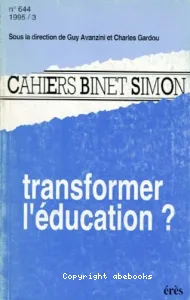 Transformer l'éducation ?