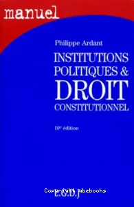 Institutions politiques et droit constitutionnel