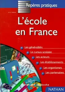 Ecole en France (L')