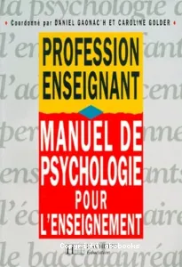 Manuel de psycologie pour l'enseignement