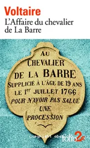 Affaire du chevalier de La Barreprécédé de ; L'affaire Lally (L')