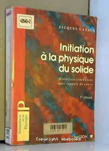 Initiation à la physique du solide