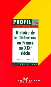 Histoire de la littérature en France au XIXe siècle